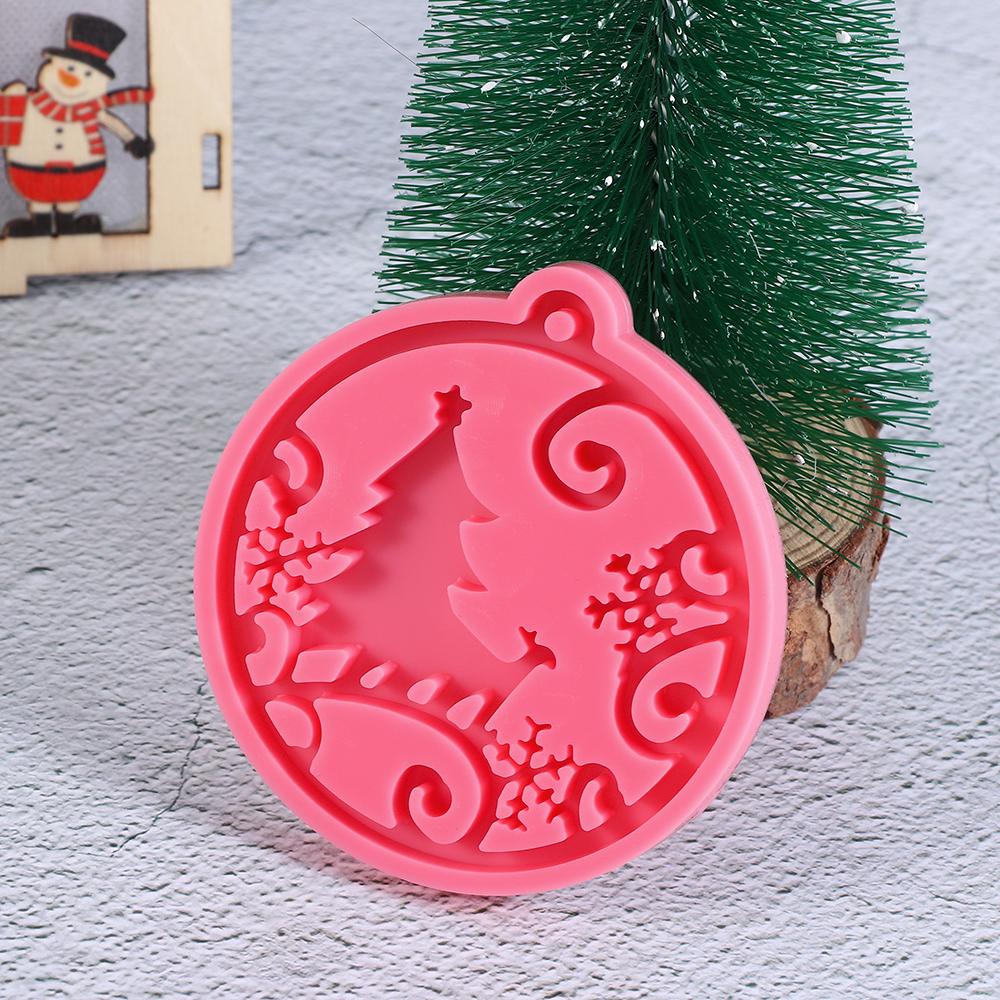 Candy Chocolate Cake Tools Silicone Moulds Keychain Molds Jewelry Making Tool Christmas Ball Mold