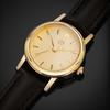 Volkswagen Простые круглые золотые аналоговые часы VW-23G, популярные корейские часы