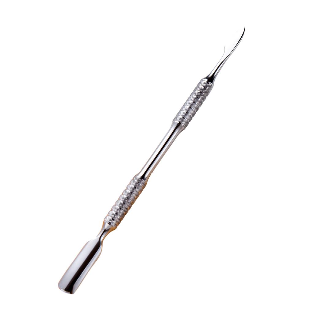 Cuticle Pusher Double-Headed Cuticle Pusher Stainless Steel Nail Polish Remover Manicure Tool for Fingernails Toenails