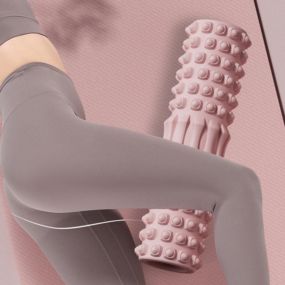 30/45 см пенопластовый валик для массажа глубоких тканей средней плотности, облегчение боли в спине, мышечный валик, портативный для самостоятельного массажа, йоги, пилатеса