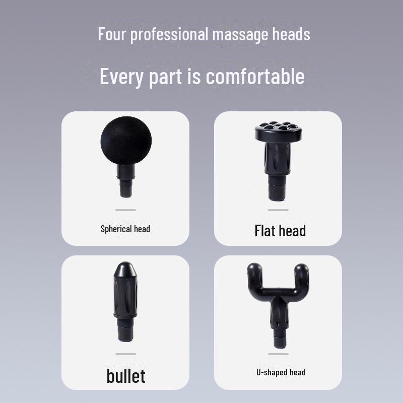 Женский портативный мини-фасциальный пистолет: Креативный электрический меридианный массажер для трансграничного здравоохранения