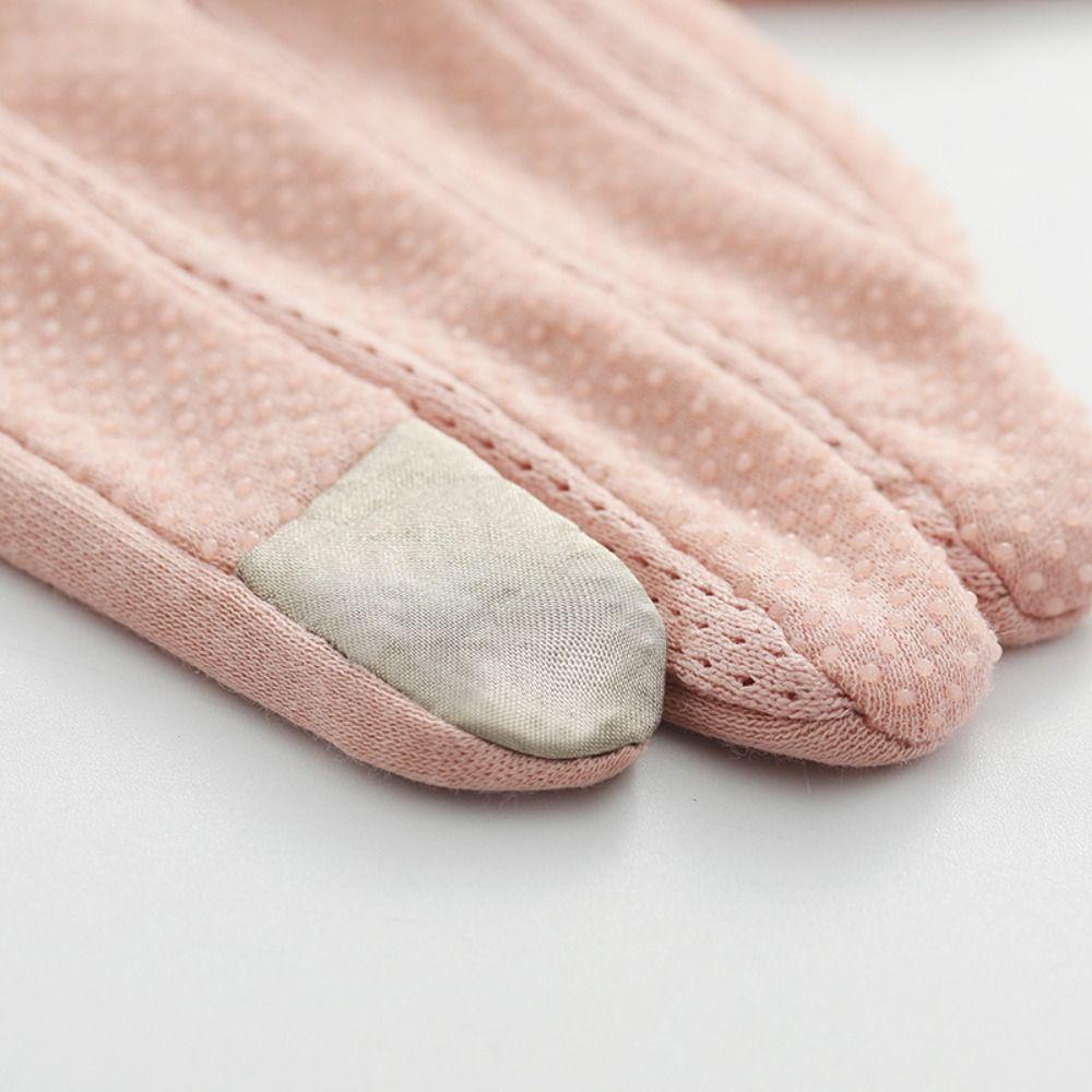 Cotton Anti-UV Outdoor Women Gloves Sunscreen Gloves Mittens Riding Driving Gloves
