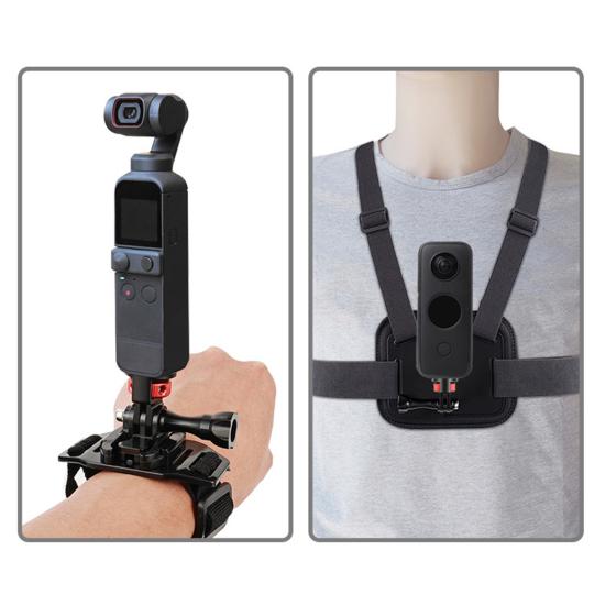 Крепление для штатива камеры для адаптера GoPro, регулировка на 360 градусов, адаптер для винтов 1/4-20 для GoPro Hero12/11 для Insta360