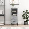 VidaXL Buffet Concrete Grey 34.5x34x90 Cm Engineered Wood 828680