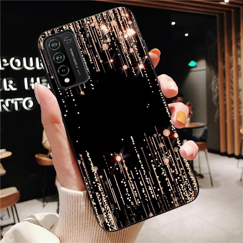 Блестящий розовый, синий, черный чехол для телефона Huawei Honor 50 30 Pro 10X Lite 20 7A 7C 8X 9X Pro 9A 8A 8S 9S 10i 20S 20lite