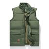 Мужской жилет на флисовой подкладке для среднего и пожилого возраста, папин ветрозащитный водонепроницаемый жилет без рукавов большого размера, куртка без рукавов