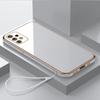Luxury Plated TPU Phone Case With Lanyard for Samsung Galaxy A04 A05 A13 A14 A23 A24 A52 A54 A34 A53 5G Note20 Ultra S23 Soft Cases Silicone Cover