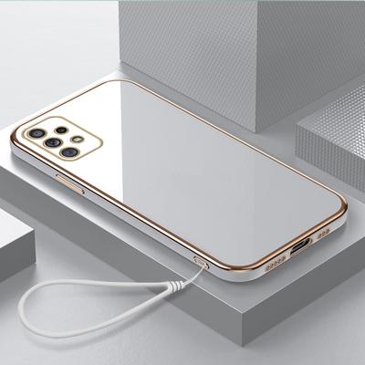 Роскошный чехол для телефона из ТПУ с ремешком для Samsung Galaxy A04 A05 A13 A14 A23 A24 A52 A54 A34 A53 5G Note20 Ultra S23, мягкие чехлы, силиконовый чехол