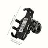 Black Phone Holder Aluminum Alloy Bicycle Holder Individuality Handphone Holder  Universal