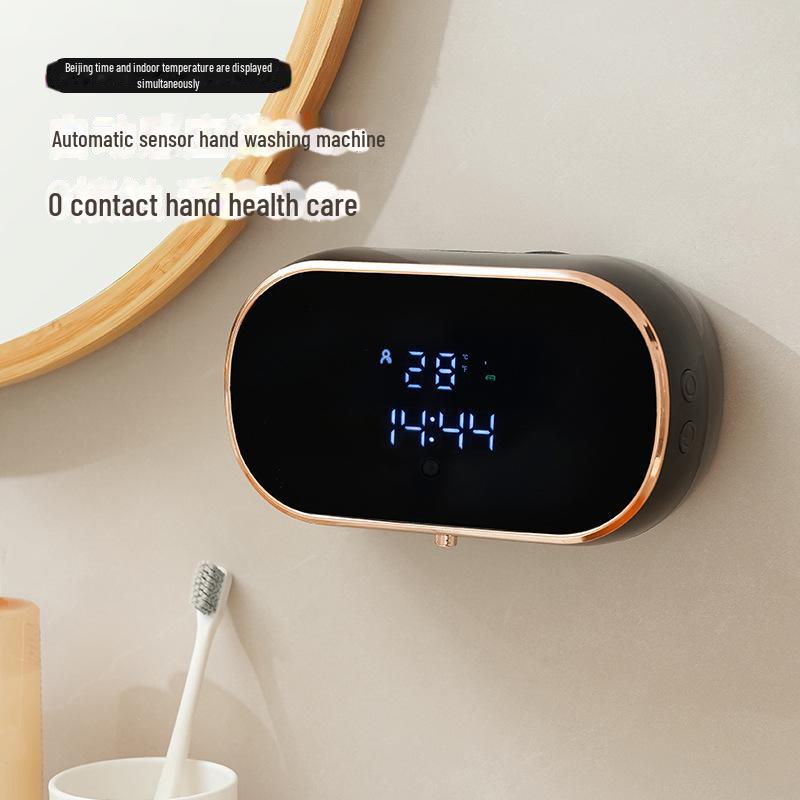 Настенный интеллектуальный дозатор пенного мыла с цифровым дисплеем