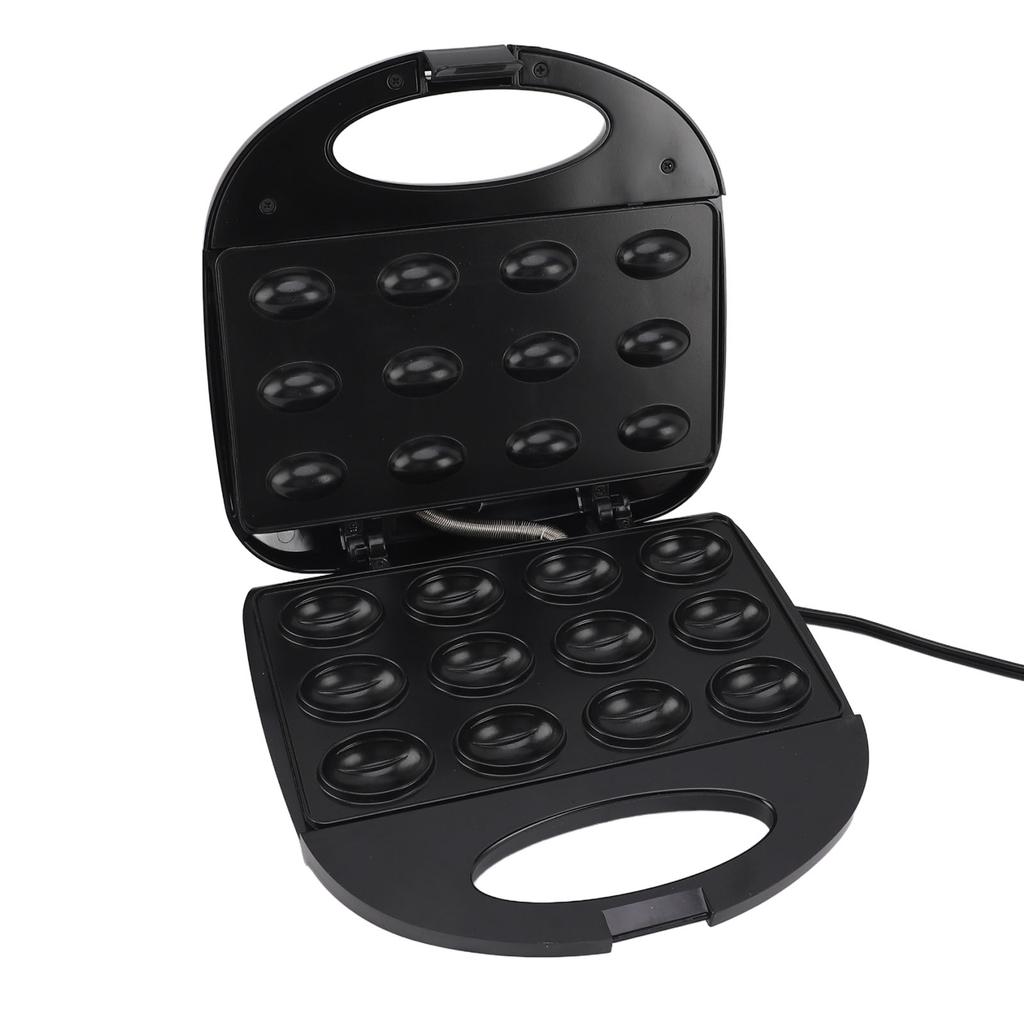 Электрическая вафельница для орехового печенья с двумя нагревательными элементами и антипригарным покрытием