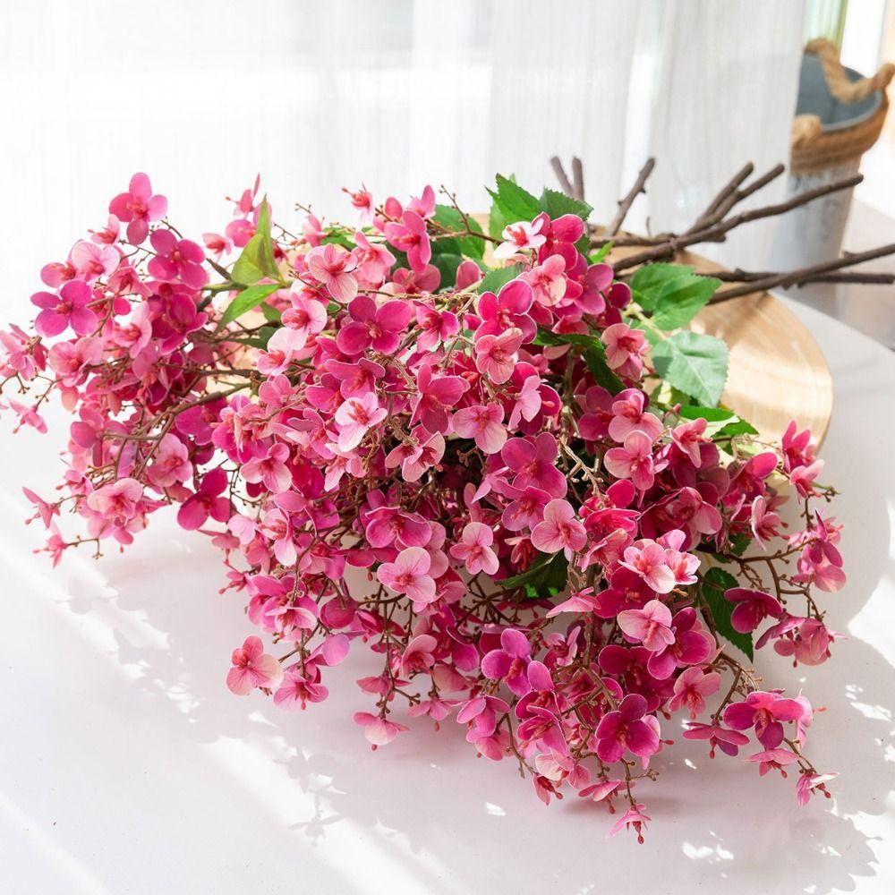 Small Branch Artificial Flower Branch Wedding Photo Props Wedding Floral Arrangement