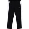Color Block Logo Tapered Casual Pants Men Pants Black 627651-01
