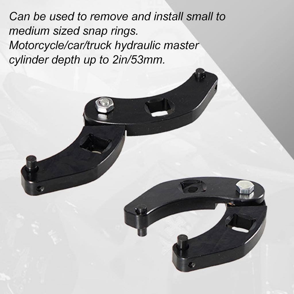 Adjustable Gland Nut Wrench Kit 1266 +7463 Spanner Tool Set for Hydraulic Cylinder