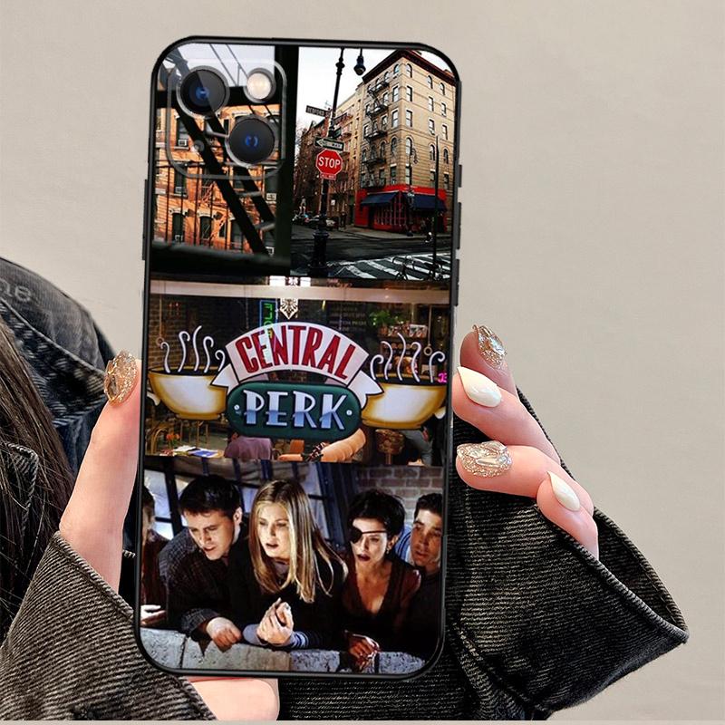 Central Perk Friends TV Show Phone Case For iPhone 17 Pro Max 17 Air 14 13 12 11 15 16 Pro Max mini 16 Plus 16e Cover
