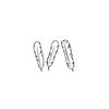 Wooden Stamp - 3 Feathers