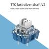 TTC Ice Quiet V2 Kaihua BOX Белая осевая механическая клавиатура с подсветкой