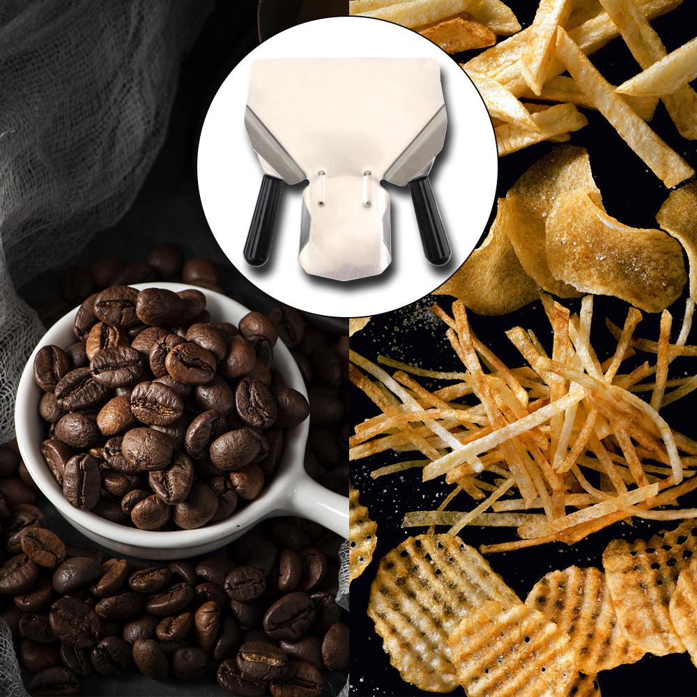 Лопатка для упаковки попкорна Кухонный гаджет Нержавеющая сталь Лопатка для картофеля фри Специальная для гамбургеров Инструмент для выпечки Лопатка