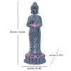 JYL TS/071, Миниатюрная статуэтка Будды для ландшафтного дизайна, Светодиодный светильник на солнечной батарее, Декор Будды в стиле Дзен для сада, Ночной светильник