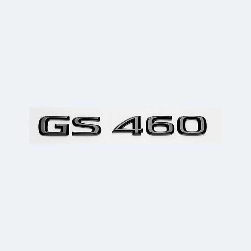 FDL4 For Lexus GS200t GS250 GS300 GS350 GS430 GS460 GS450h HYBRID Rear Trunk Logo Glossy Black ABS Emblem Retrofit Upgrade Letter