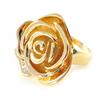 Gold Plated Ring 'Epanouïe Rose'
