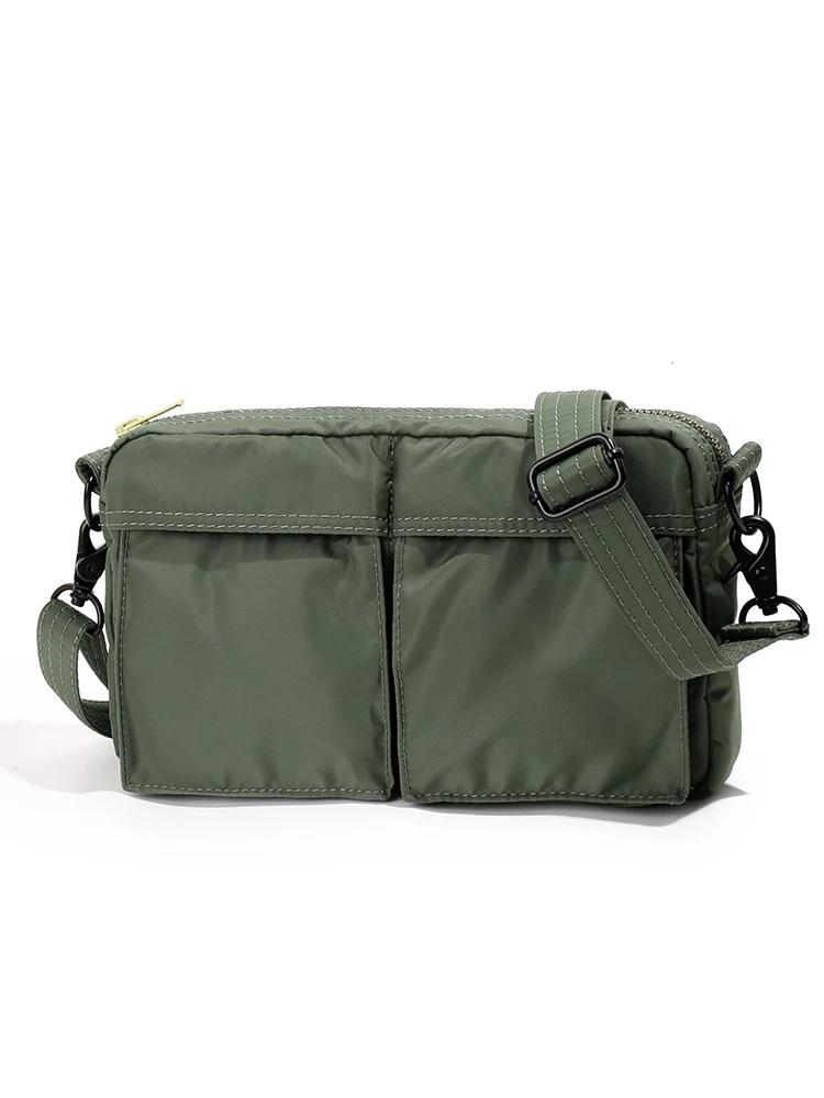 Versatile Mini Crossbody Shoulder Bag for Men And Women Commuting Traveling Street Sle Soft Nylon Leisure Single Strap Bag