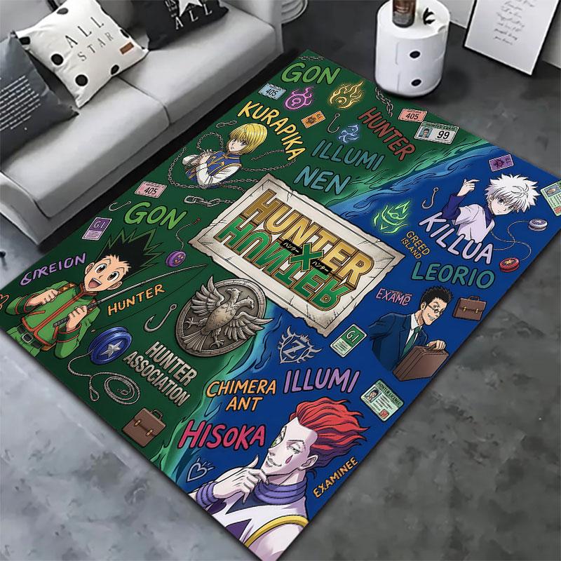 Hunter X Hunter Carpet Rug For Living Room Bedroom Home Sofa Decoration Kids Play Nonslip Floor Mat