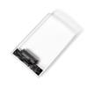 2,5-дюймовый прозрачный чехол для жесткого диска Caddy Box SSD SATA к адаптеру USB 3,0 Чехол для внешнего жесткого диска Высокоскоростной корпус для жесткого диска для ноутбука