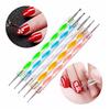 5/10/20pcs mix Dotting Pen Tool Nail Art Tip Dot Paint Manicure Kit DIY Drill Point Pen Rhinestones Gem Picker Manicure Tools
