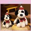 Dog Scarf Dalmatian Plush Toy Cute Cartoon Dog Doll Kids Decoration Birthday