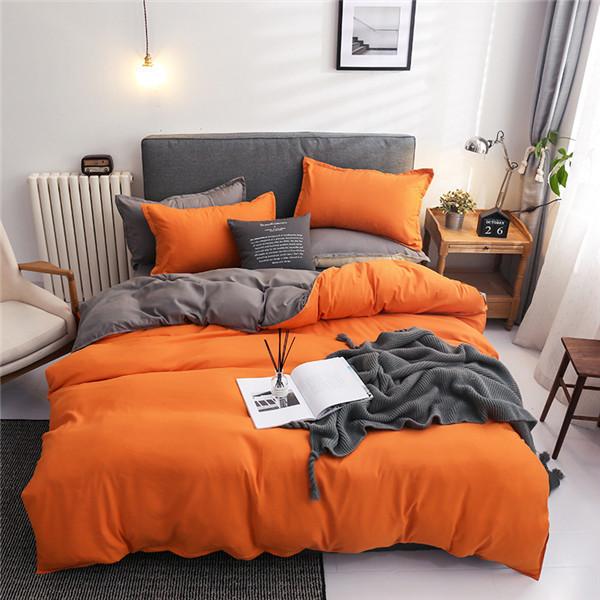 Bed Linens Bedding Sets Nordic Style Duvet Cover Set Quilt Cover and Pillowcase Double Sided Queen King Size