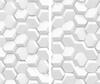 GLASS CUTTING BOARD 2x 30x52 WHITE