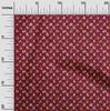 oneOone Cotton Flex Maroon Fabric Christmas Quilting Supplies Print Sewing Fabric By The Yard 40 Inch