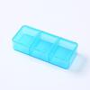 Mini Medicine Box Plastic Pill Storage Box Holder Organizer 3Grids Pill Case  Evening