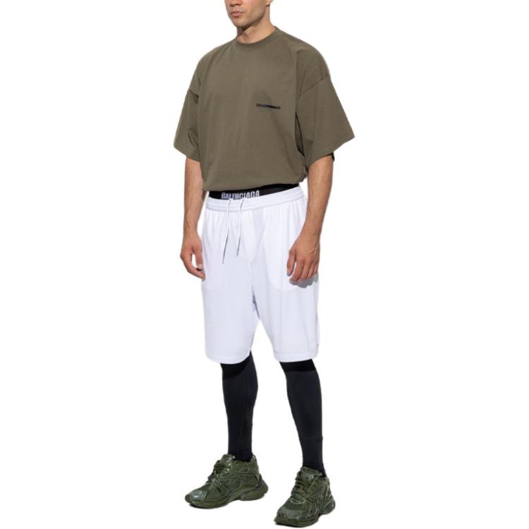 Balenciaga FW22 T Shirt Men's Army Green 694576TMVJ62930