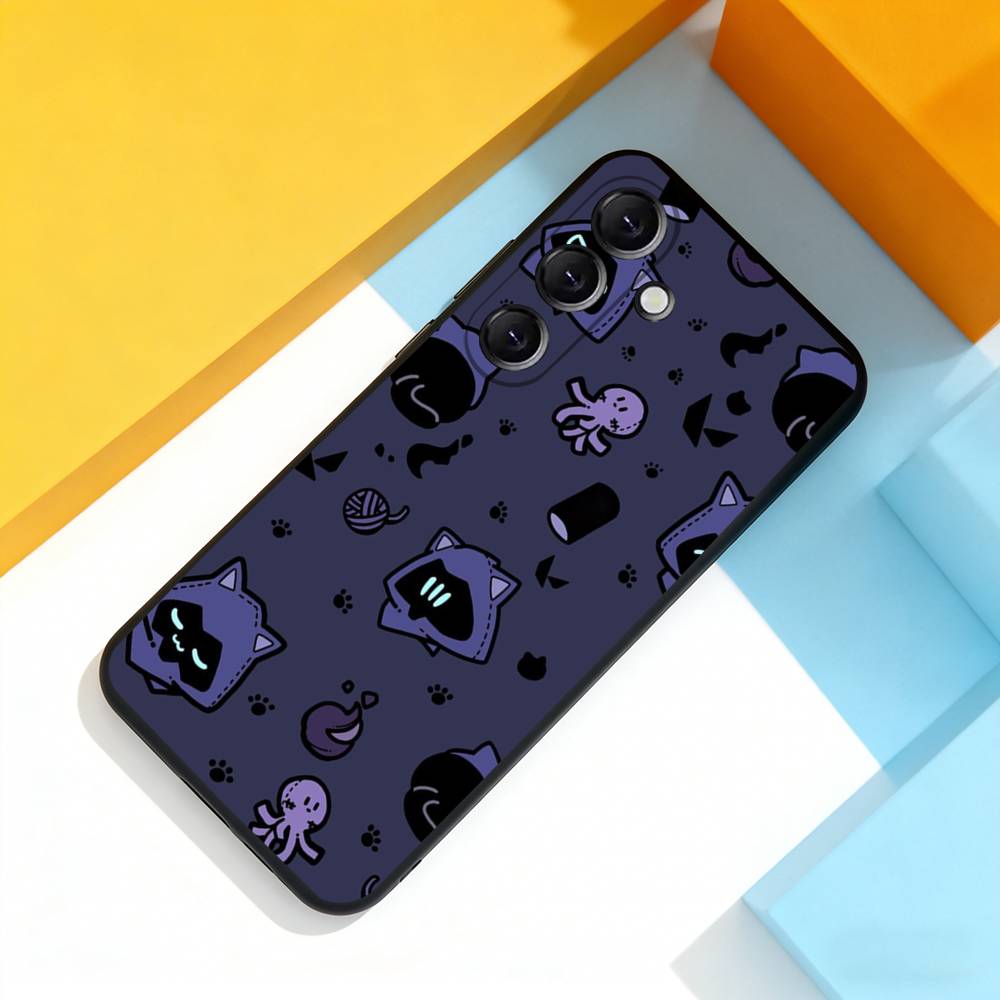 V-ValorantS O-Omen Phone Case For Samsung Galaxy A 73,72,51,53,52,71,22,5G,Note,J7,8,9 Soft Precise Hole Black Cover