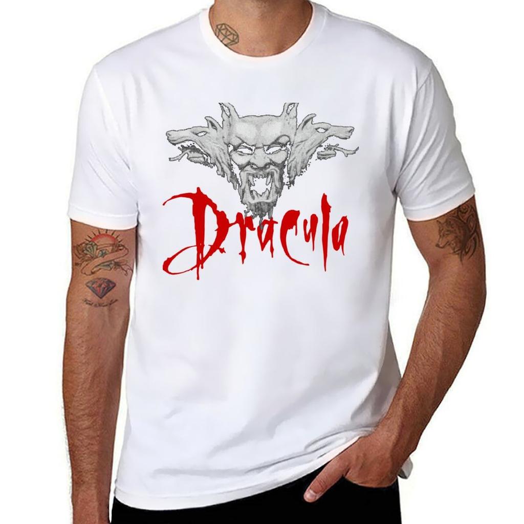 Dracula Bram Stoker T-Shirt Big Size Short Sleeve Casual Top