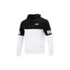 Power Logo Color Block Hoodie Men Tops Black 670937-01