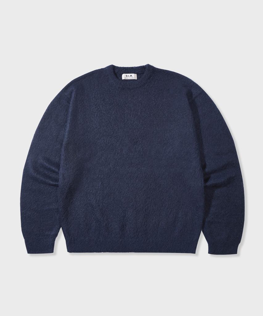 GLW Oversized Brushed Knit Navy