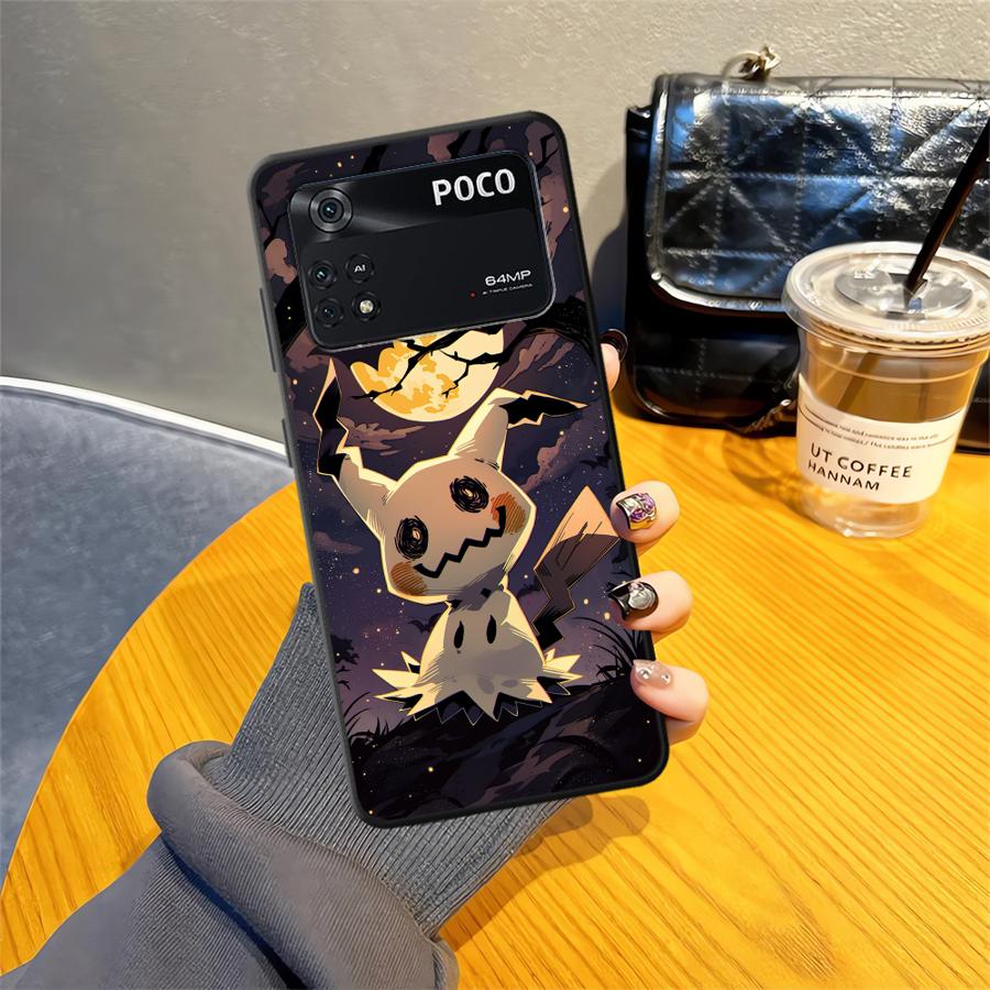 Смешная Чехол-накладка для телефона Pokemon Mimikyu для Xiaomi Poco F8 M3 M4 M7 Pro F1 C71 M5 F3 C50 C75 X3 X4 X5 X7 Pro C61