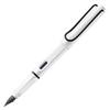 LAMY Fountain Fine Black Limited Officially Imported L19WTRB-F Dual-Use Pen, Nib, Safari, White, Clip, Edition,