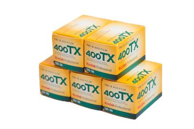Kodak Профессиональная черно-белая пленка 35 мм 36 кадров набор из 5 шт. TRI-X400