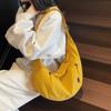 Канвас сумка женская большая вместимость летняя универсальная нишевый дизайн через плечо сумка-пельмень высокого класса