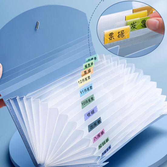 Органайзер для чеков, водонепроницаемый держатель для кассовых чеков, расширяющаяся папка с кнопками, сумка для хранения купонов большой емкости