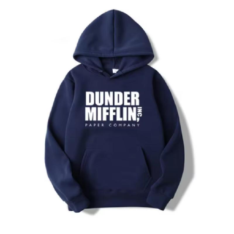 The Office Dunder Mufflin INC Paper Hoodie Dwight Schrute Sweatshirt Men Women Hoodies Casual Pullover Hooded Sweater