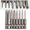 Магнитный Пятигранный Для Биты Torx 50 мм 14 Шестигранный Хвостовик с Отверстием для Размеров T8 T40