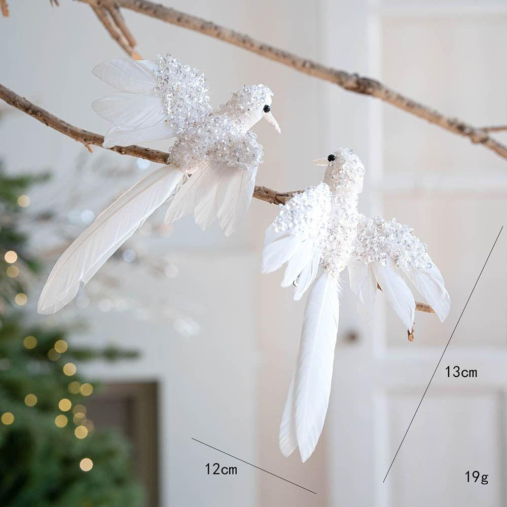 Realistic Simulation Bird Decor Simulate Christmas Tree Decoration Home Decor