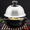 Крышка из нержавеющей стали для сковороды-гриль с плавильным куполом для сыра, небольшие купола для гриля для приготовления пищи на открытом воздухе и в помещении