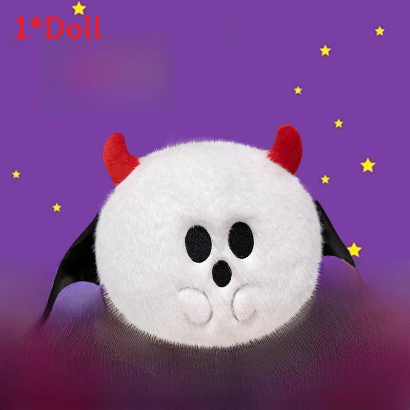 Плюшевая игрушка-призрак и тыква на Хэллоуин с мягким коротким мехом для праздничного декора и детей