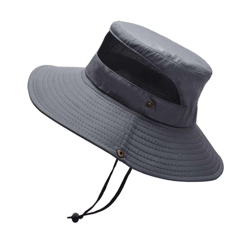 Adjustable Fisherman Hat Big Eaf Mountaineering Hat Portable Sunshade Hats Unisex